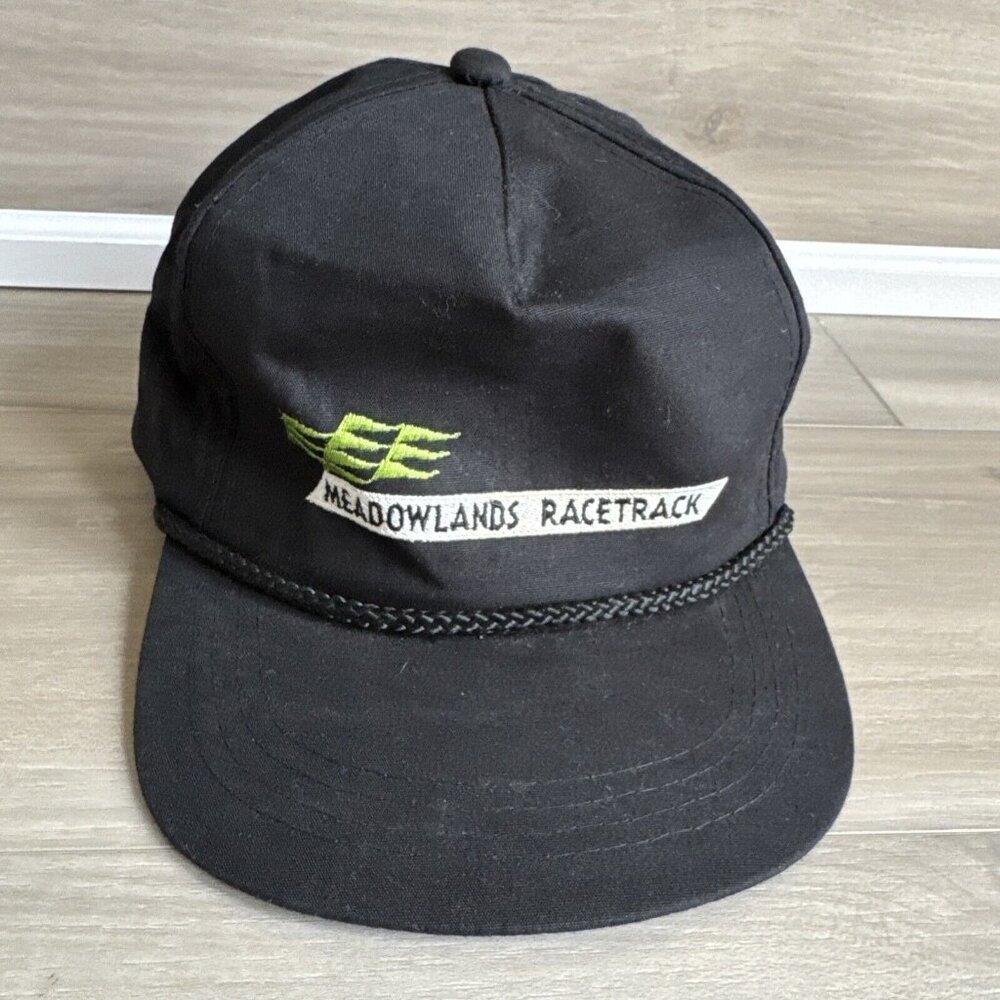 Vintage Horse Racing Yupoong Hat Cap Snapback Meadowlands Racetrack‎ Derby 90s